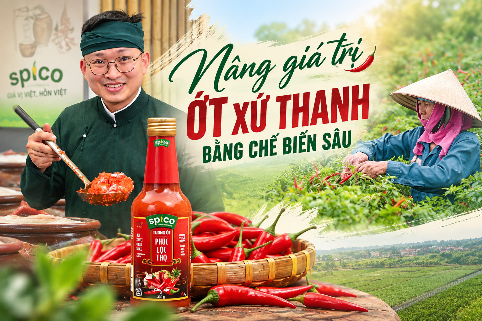 Nâng giá trị ớt xứ Thanh bằng chế biến sâu