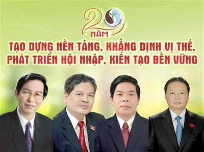 20 năm tạo dựng nền tảng, khẳng định vị thế, phát triển hội nhập, kiến tạo bền vững