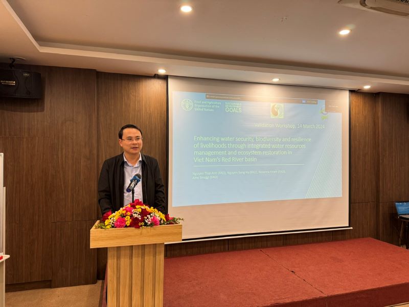 Quản lý tổng hợp tài nguyên nước và phục hồi hệ sinh thái tại lưu vực sông Hồng - Thái Bình