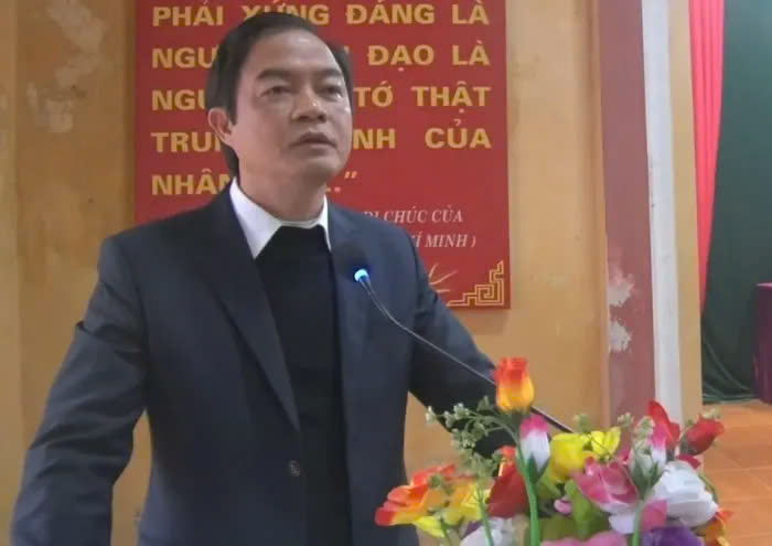 Ông Vũ Văn Hạnh, Phó chủ tịch UBND huyện Hưng Hà