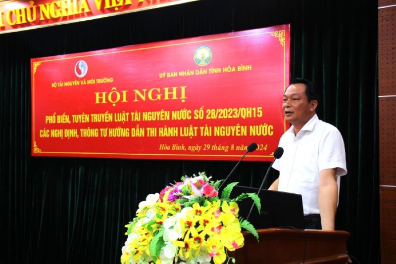 Phổ biến, tuyên truyền Luật Tài nguyên nước 2023 và các Nghị định, Thông tư hướng dẫn thi hành Luật