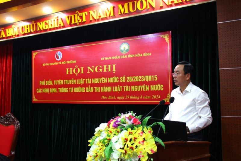 Phổ biến, tuyên truyền Luật Tài nguyên nước 2023 và các Nghị định, Thông tư hướng dẫn thi hành Luật