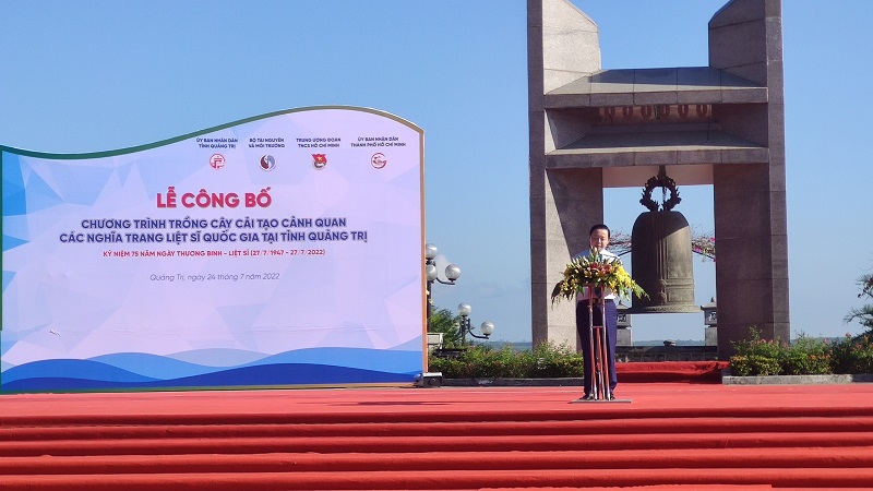 Trồng cây xanh tạo cảnh quan các nghĩa trang quốc gia