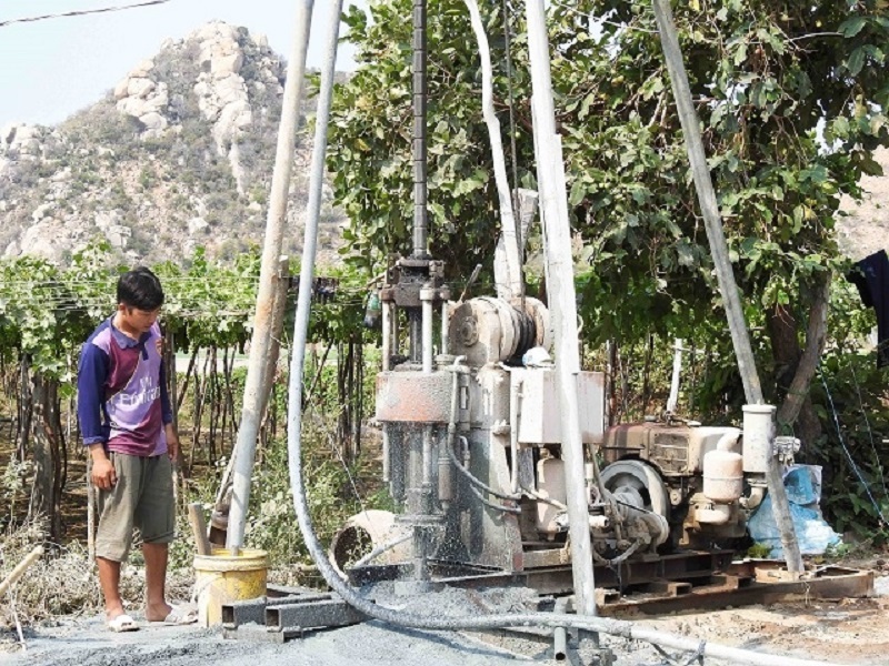 Người dân khoan giếng phải kê khai thông tin