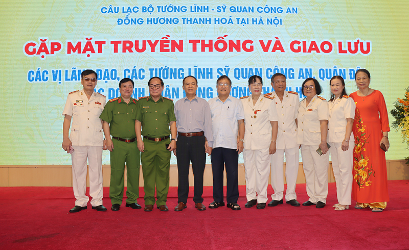 Câu lạc bộ Tướng lĩnh, sĩ quan Công an Thanh Hóa tại Hà Nội gặp mặt truyền thống