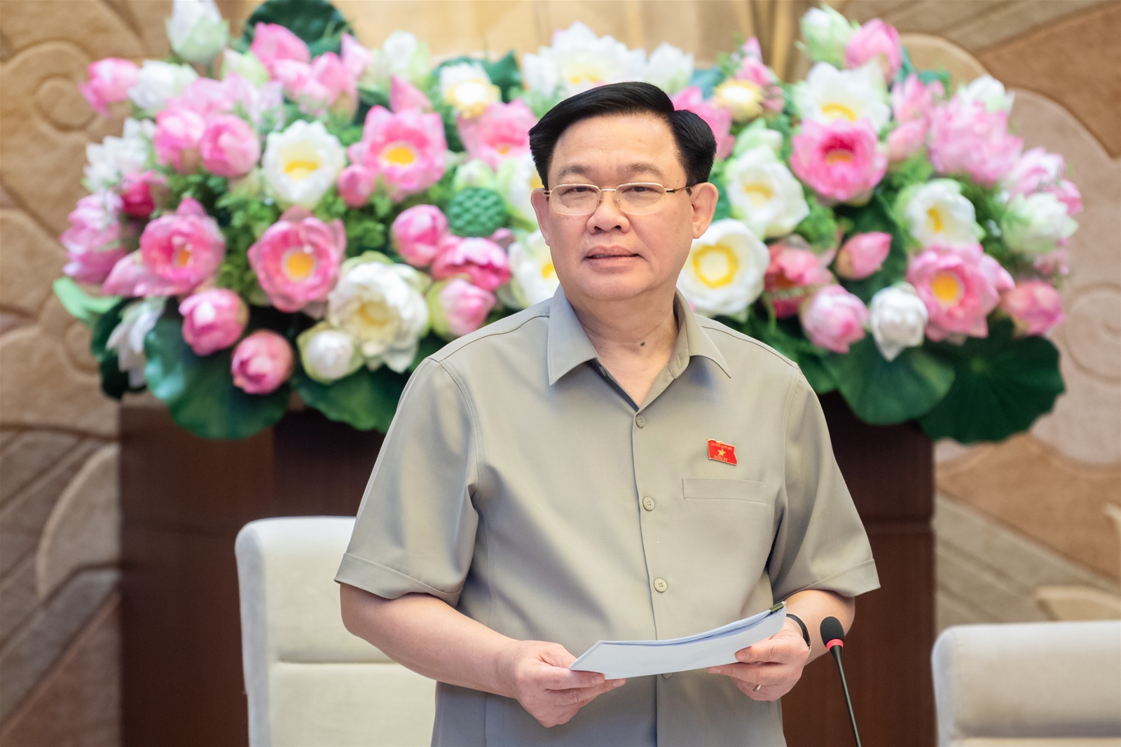 Chủ tịch Quốc hội Vương Đình Huệ: Tuyệt đối không chủ quan, nỗ lực không ngừng nghỉ để có được dự thảo Luật Đất đai (sửa đổi) tốt nhất