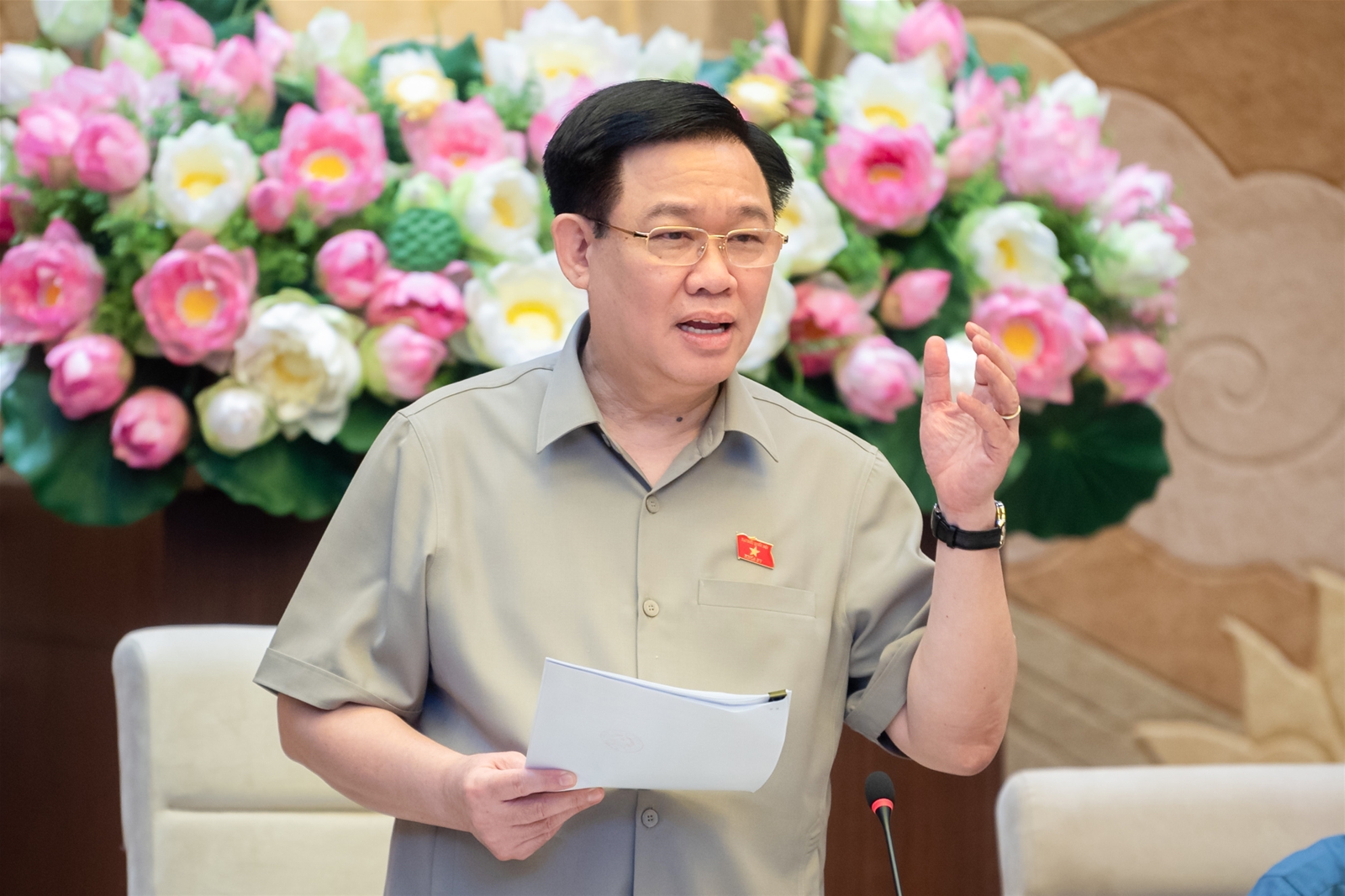 Chủ tịch Quốc hội Vương Đình Huệ: Tuyệt đối không chủ quan, nỗ lực không ngừng nghỉ để có được dự thảo Luật Đất đai (sửa đổi) tốt nhất