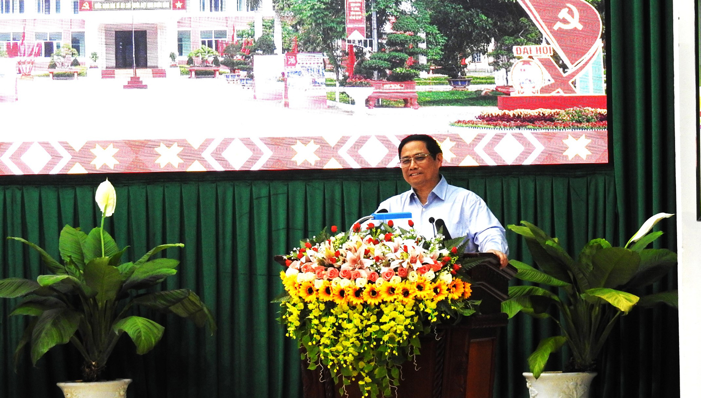 Hình ảnh Thủ tướng Phạm Minh Chính làm việc tại Đắk Lắk