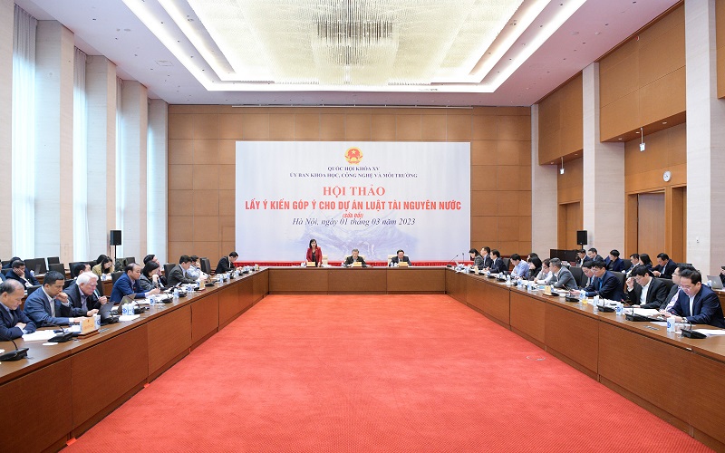 Cần thống nhất khái niệm “Tài nguyên nước” trước khi xác định tên và đối tượng điều chỉnh của Luật