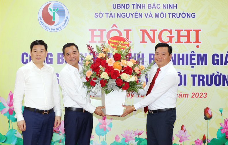 Bắc Ninh có tân Giám đốc Sở Tài nguyên và Môi trường