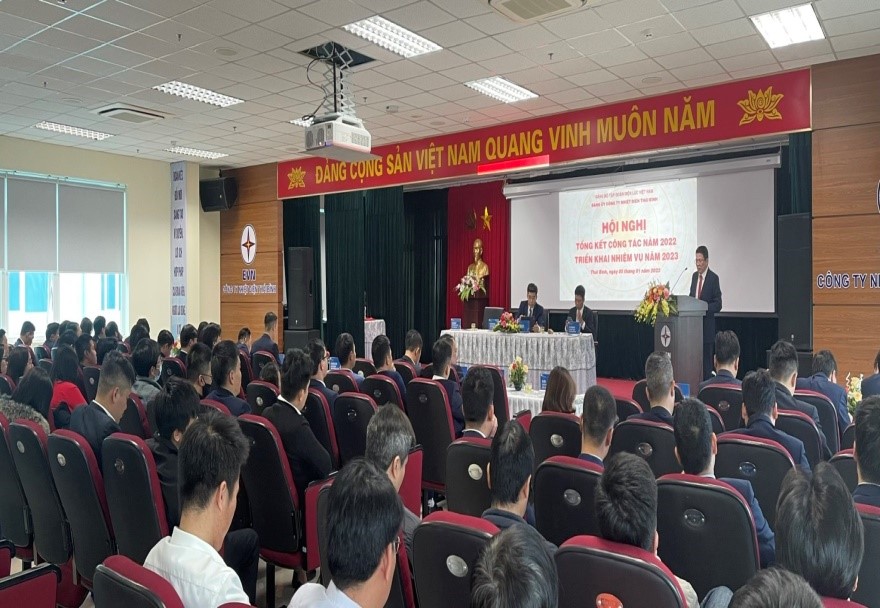 Đảng bộ Công ty Nhiệt điện Thái Bình tổ chức Hội nghị tổng kết công tác Đảng năm 2022 và triển khai nhiệm vụ năm 2023