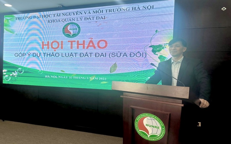 Khoa quản lý đất đai- Đại học TN&MT Hà Nội tham gia góp ý dự thảo Luật đất đai 2013 (sửa đổi)