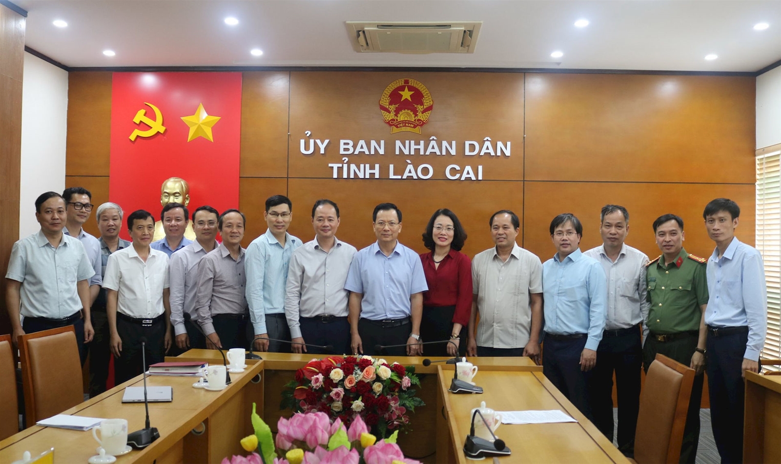 Đoàn công tác Ban Chỉ đạo quốc gia về phòng chống thiên tai làm việc với UBND tỉnh Lào Cai