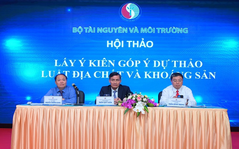 Bộ Tài nguyên và Môi trường tổ chức Hội thảo lấy ý kiến góp ý Dự thảo Luật Địa chất và Khoáng sản
