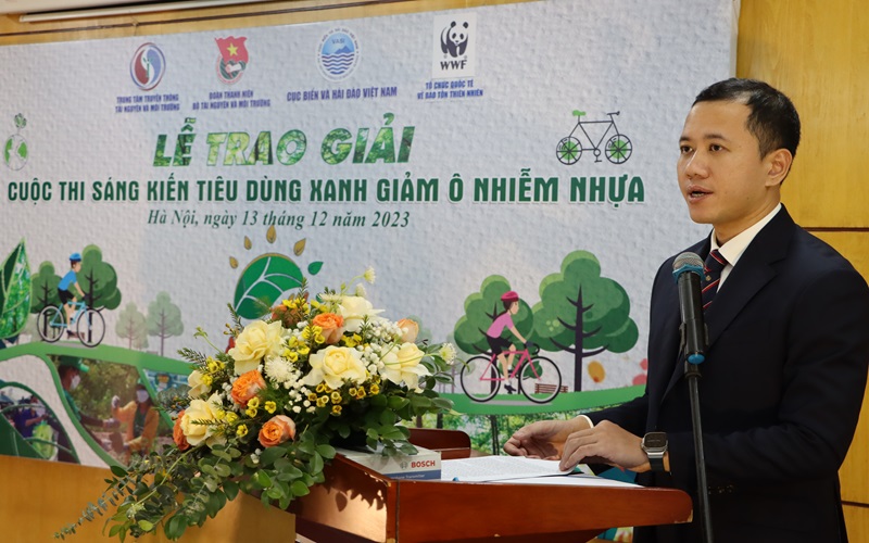 Trao giải Cuộc thi Sáng kiến tiêu dùng xanh, giảm ô nhiễm nhựa