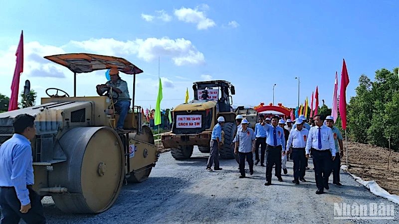 Cà Mau khởi công cụm Tượng đài chuyến tàu tập kết ra bắc