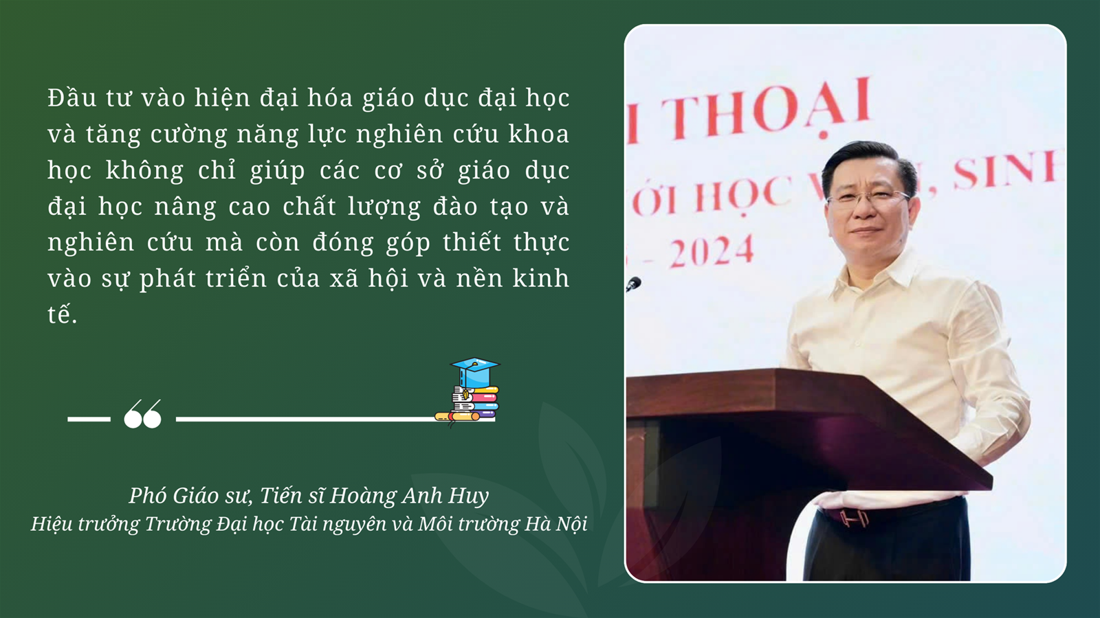 Đôi điều ghi nhận về công tác đào tạo nguồn nhân lực ngành Tài nguyên và Môi trường
