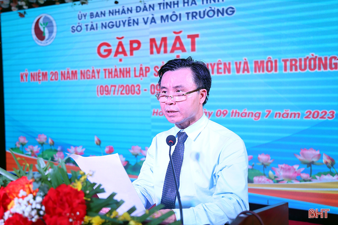 Sở TN&MT nỗ lực đóng góp vào sự phát triển kinh tế - xã hội Hà Tĩnh
