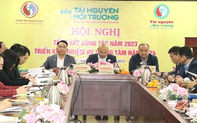 Bộ Tài nguyên và Môi trường: Các đơn vị báo chí, truyền thông tổng kết năm 2023 và triển khai nhiệm vụ năm 2024