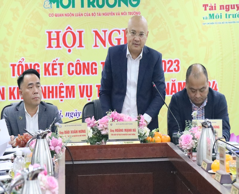 Bộ Tài nguyên và Môi trường: Các đơn vị báo chí, truyền thông tổng kết năm 2023 và triển khai nhiệm vụ năm 2024