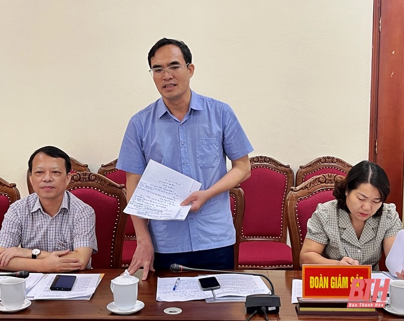 Thanh Hóa: Giám sát thực hiện kiến nghị của cử tri về việc cấp giấy chứng nhận quyền sử dụng đất tại Sở Tài nguyên và Môi trường