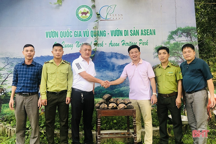 Vườn Quốc gia Vũ Quang tái thả gần 300 cá thể động vật hoang dã về môi trường tự nhiên