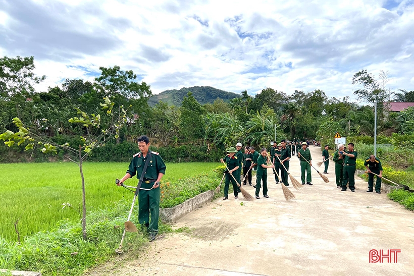 Màu áo cựu chiến binh 'làm xanh' các khu dân cư nông thôn mới