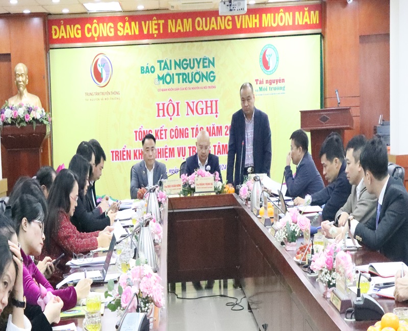 Bộ Tài nguyên và Môi trường: Các đơn vị báo chí, truyền thông tổng kết năm 2023 và triển khai nhiệm vụ năm 2024