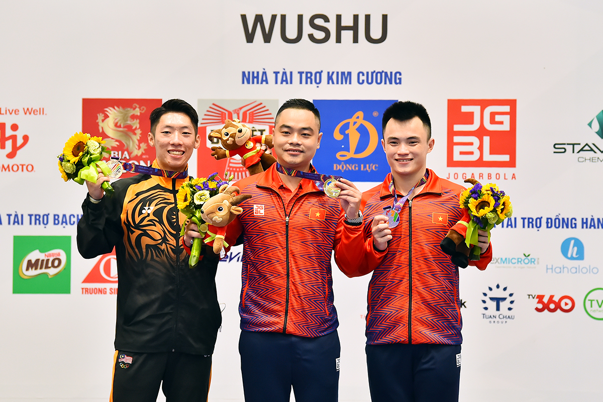 Wushu Việt Nam khởi đầu thuận lợi tại SEA Games 31