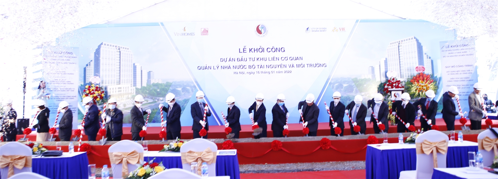 Lễ khởi công Dự án đầu tư Khu Liên cơ quan quản lý Nhà nước trực thuộc Bộ TN&MT