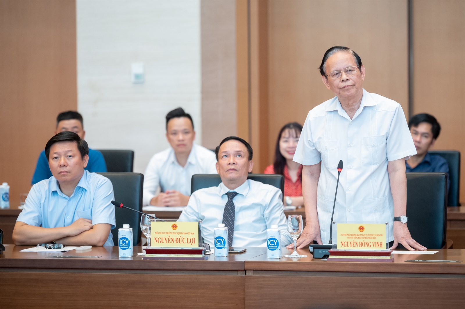 Chủ tịch Quốc hội Vương Đình Huệ: Báo chí là vũ khí sắc bén, đắc lực của Đảng, là tiếng nói của Nhà nước, là diễn đàn rộng lớn, mạnh mẽ của Nhân dân