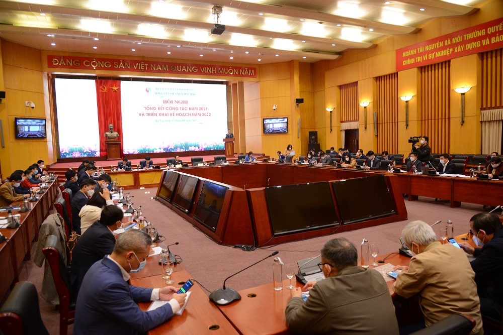 Tổng cục Quản lý đất đai tổng kết công tác năm 2021 và kế hoạch công tác năm 2022