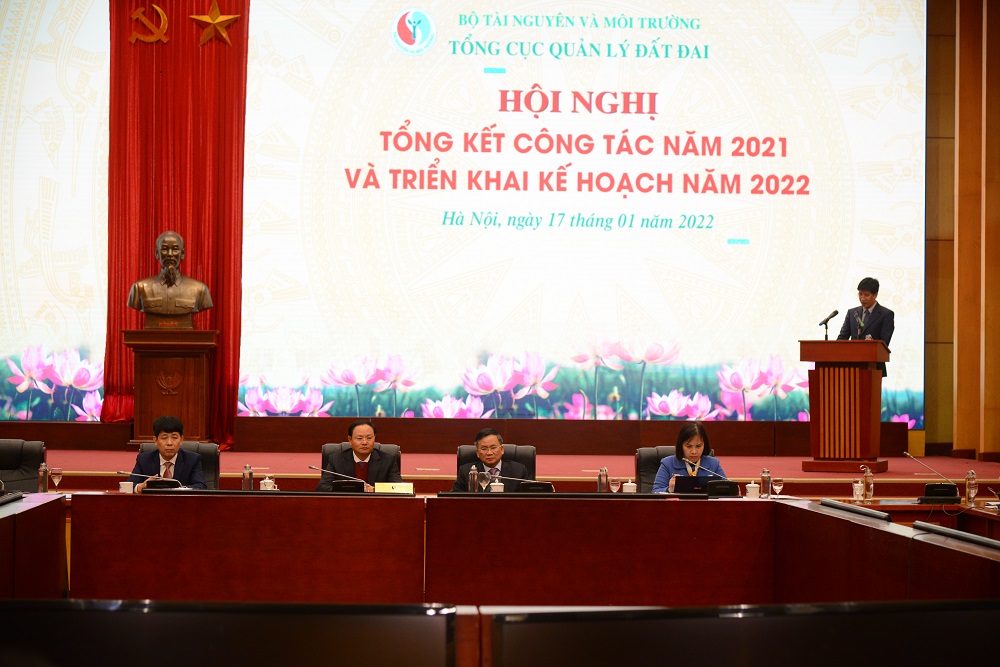 Tổng cục Quản lý đất đai tổng kết công tác năm 2021 và kế hoạch công tác năm 2022