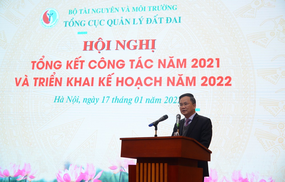 Tổng cục Quản lý đất đai tổng kết công tác năm 2021 và kế hoạch công tác năm 2022