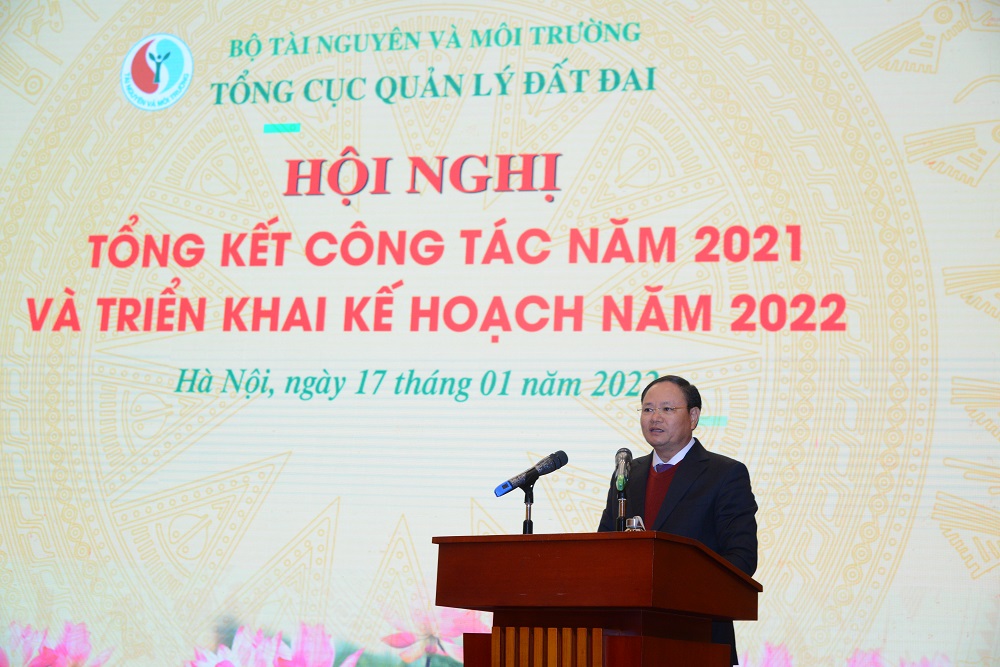 Tổng cục Quản lý đất đai tổng kết công tác năm 2021 và kế hoạch công tác năm 2022