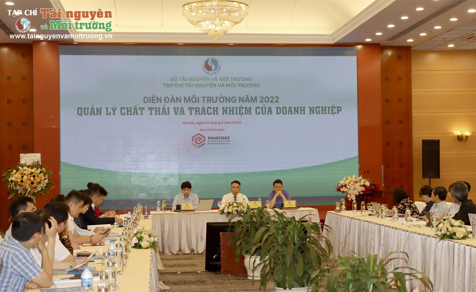 Chùm ảnh Tạp chí Tài nguyên và Môi trường tổ chức Diễn đàn Môi trường năm 2022