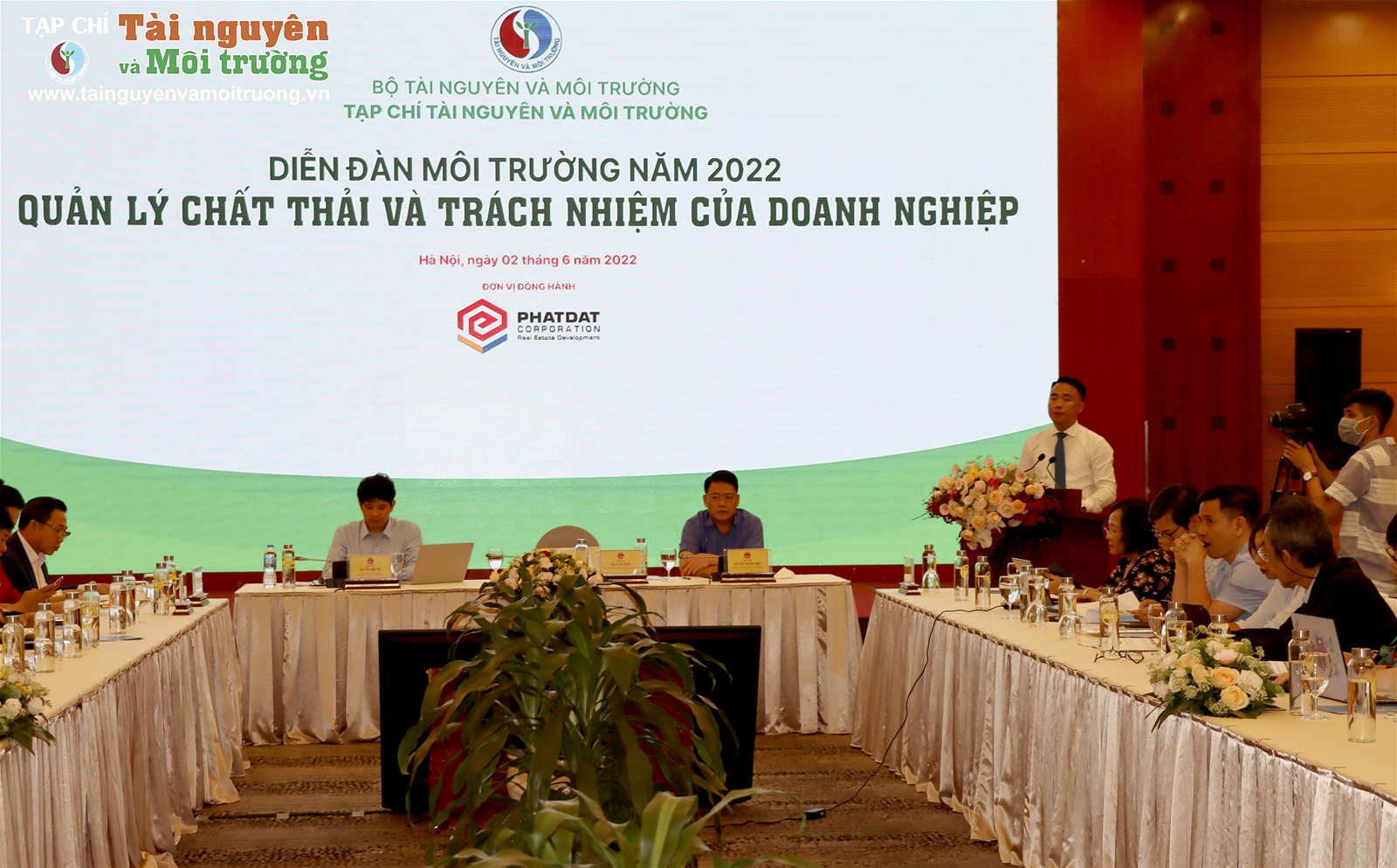 Chùm ảnh Tạp chí Tài nguyên và Môi trường tổ chức Diễn đàn Môi trường năm 2022