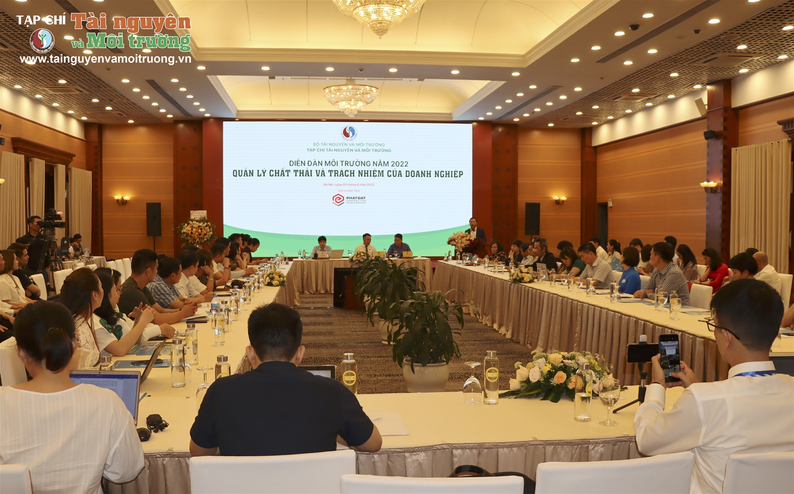 Chùm ảnh Tạp chí Tài nguyên và Môi trường tổ chức Diễn đàn Môi trường năm 2022