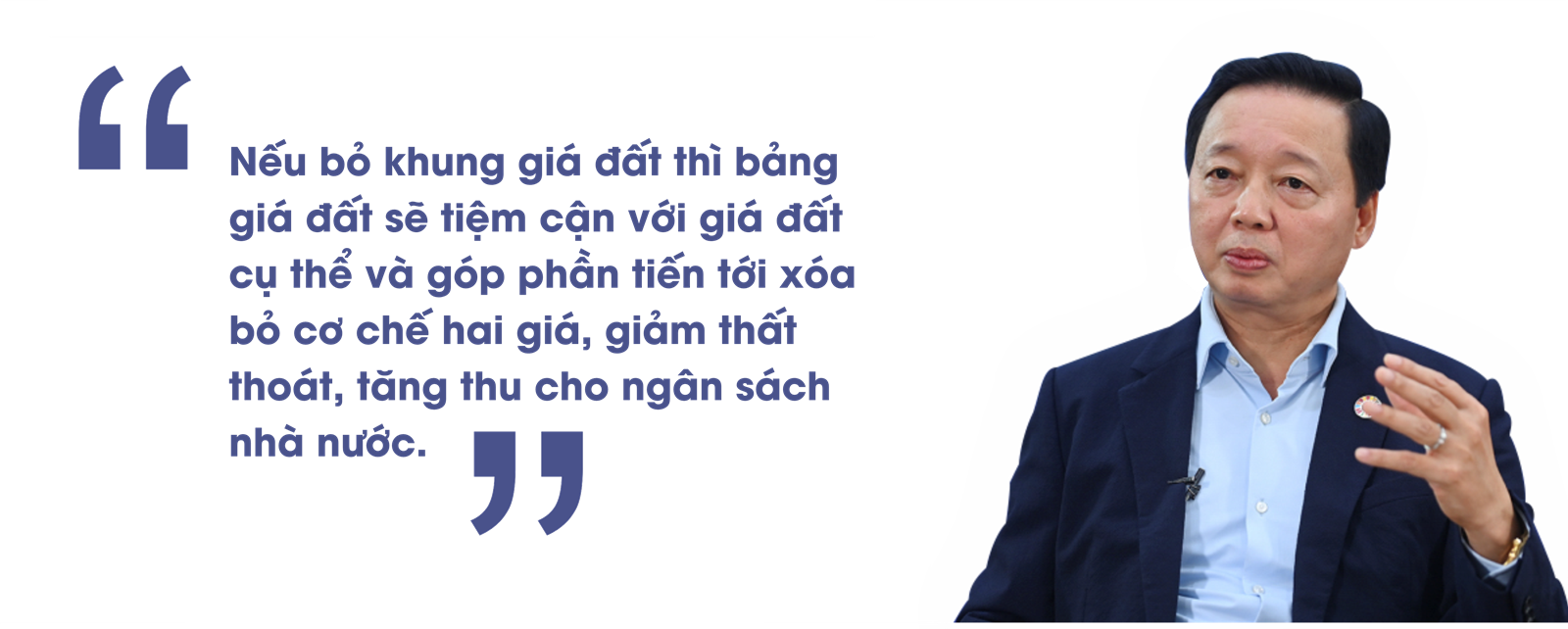 Bộ trưởng Bộ Tài nguyên và Môi trường Trần Hồng Hà trả lời trực tuyến về Dự thảo Luật Đất đai sửa đổi năm 2022
