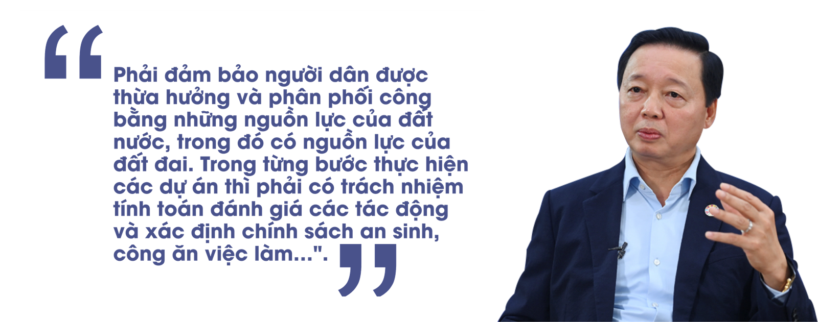 Bộ trưởng Bộ Tài nguyên và Môi trường Trần Hồng Hà trả lời trực tuyến về Dự thảo Luật Đất đai sửa đổi năm 2022