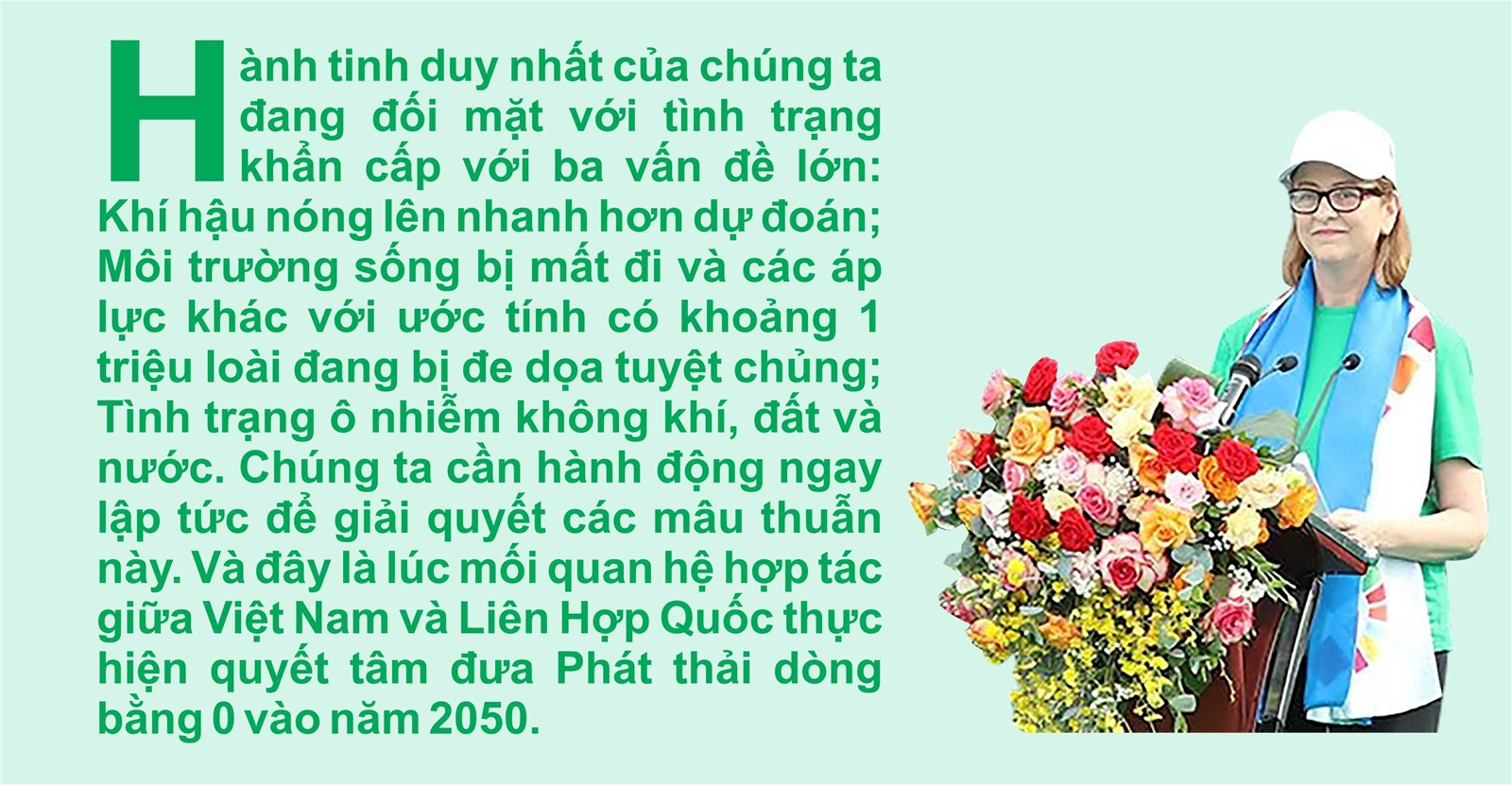 Bộ trưởng Bộ TN&MT Trần Hồng Hà: Chúng ta phải nhận thức rõ hơn tầm quan trọng của việc bảo vệ môi trường