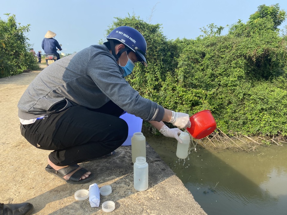 Một doanh nghiệp xả thải có thông số Xyanua vượt quy chuẩn hơn 20 lần