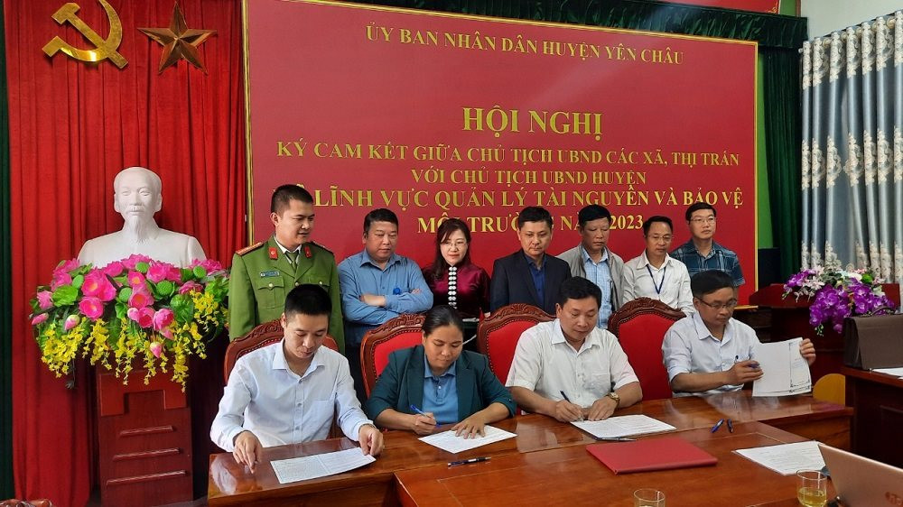 Yên Châu (Sơn La): Triển khai 6 cam kết tăng cường quản lý tài nguyên, môi trường