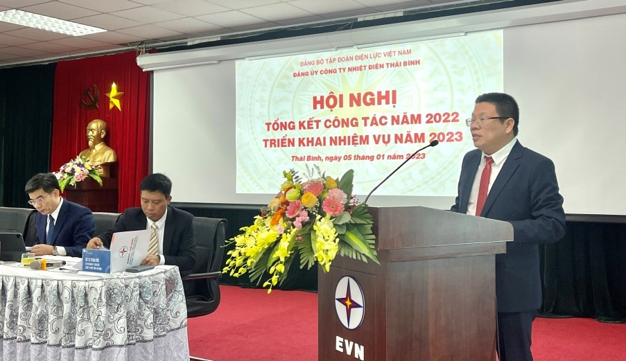 Đảng bộ Công ty Nhiệt điện Thái Bình tổ chức Hội nghị tổng kết công tác Đảng năm 2022 và triển khai nhiệm vụ năm 2023