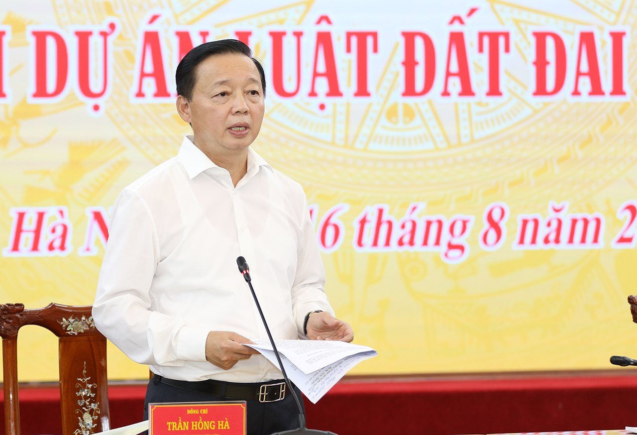 Bộ TN&MT làm việc với Ủy ban Trung ương Mặt trận Tổ quốc Việt Nam về Dự án Luật Đất đai (sửa đổi)