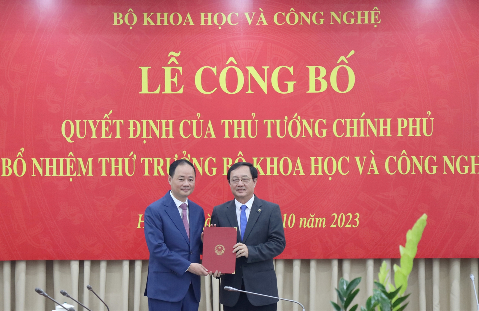 Bài phát biểu nhận nhiệm vụ của Tân Thứ trưởng Bộ Khoa học và Công nghệ Trần Hồng Thái