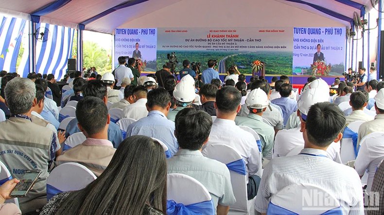 Phó Thủ tướng Trần Lưu Quang dự khánh thành cao tốc Mỹ Thuận-Cần Thơ