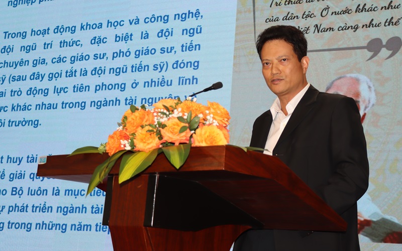 Gặp mặt Giáo sư, Phó Giáo sư, Tiến sĩ ngành Tài nguyên và Môi trường khu vực phía Bắc