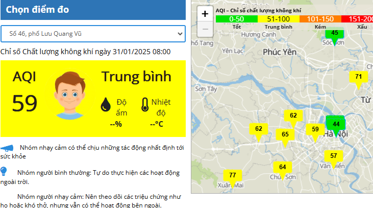 Hôm nay, chất lượng không khí ở Hà Nội tốt nhất trong 3 ngày Tết