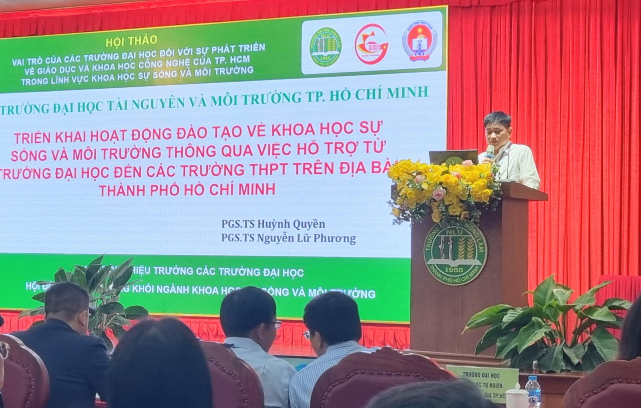 Vai trò của các trường Đại học trong lĩnh vực khoa học sự sống và môi trường